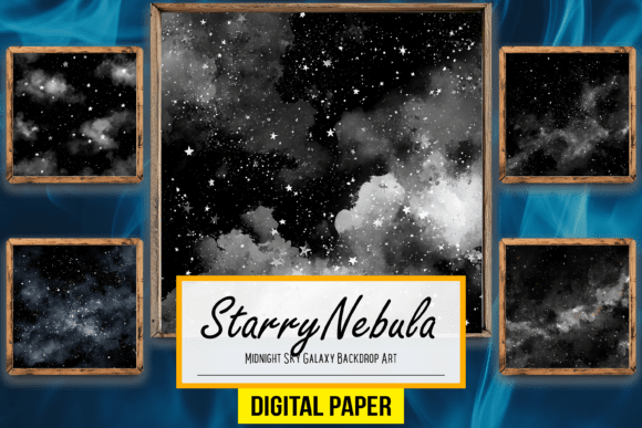 Download Midnight Sky Galaxy Backdrop Art Designs - Premium Resources