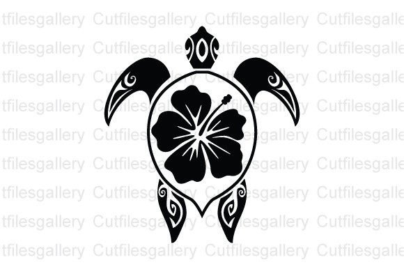 Download Tribal Sea Turtle SVG, Hibiscus SVG - Turtle svg Collection