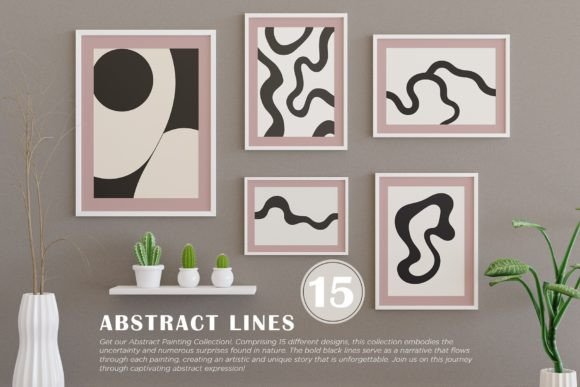 Download Contemporary Abstract Line Art Print - Abstract line art Collection