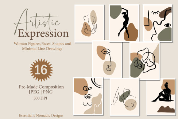 Download Abstract Line Art Illustration - Abstract line art Collection