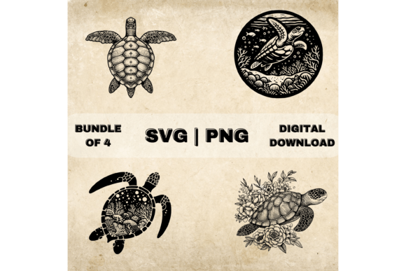 Download Sea Turtle SVG Bundle, Sea Turtle Clipart - Turtle svg Collection